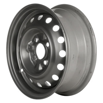 Factory Steel® - 16-Hole Silver 13x5 Steel Factory Wheel