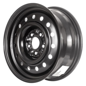 Factory Steel® - 15-Hole Black 16x6.5 Steel Factory Wheel