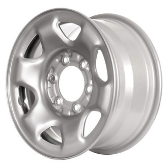 Factory Steel® - 6 I-Spoke Silver 15x7 Steel Factory Wheel