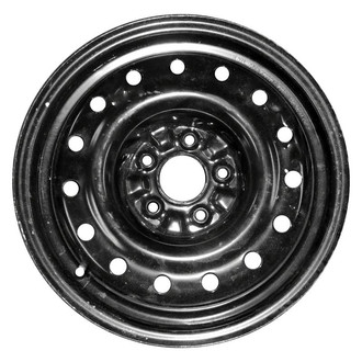 Factory Steel® - 15-Hole Black 16x6.5 Steel Factory Wheel