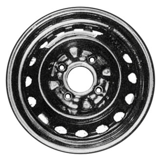 Factory Steel® - 16-Hole Black 14x4 Steel Factory Wheel