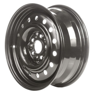 Factory Steel® - 15-Hole Black 16x6.5 Steel Factory Wheel