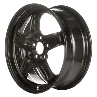 Factory Steel® - 15-Hole Black 16x6.5 Steel Factory Wheel