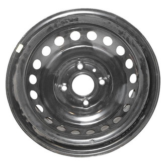 Factory Steel® - 20-Hole Black 16x6.5 Steel Factory Wheel