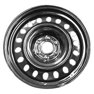 Factory Steel® - 18-Hole Black 20x8 Steel Factory Wheel