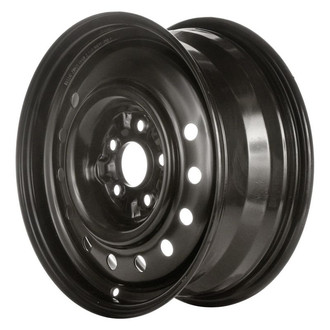 Factory Steel® - 11-Hole Black 16x6.5 Steel Factory Wheel