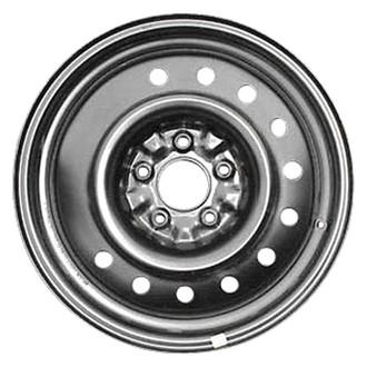 Factory Steel® - 20-Hole Black 16x6.5 Steel Factory Wheel