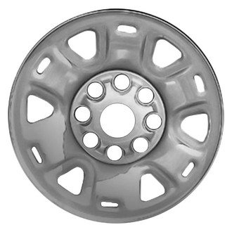 Factory Steel® - 12-Slot Silver 17x7.5 Steel Factory Wheel