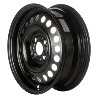 Factory Steel® - 20-Hole Black 15x5.5 Steel Factory Wheel