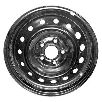 Factory Steel® - 15-Hole Black 16x7 Steel Factory Wheel