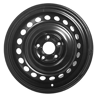 Factory Steel® - 16-Hole Black 16x6.5 Steel Factory Wheel