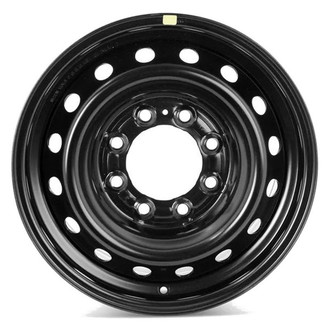 Factory Steel® - 16-Hole Black 17x7.5 Steel Factory Wheel
