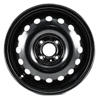 Factory Steel® - 16-Hole Black 15x5.5 Steel Factory Wheel