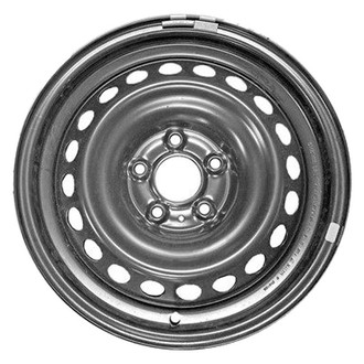 Factory Steel® - 20-Hole Black 16x6.5 Steel Factory Wheel