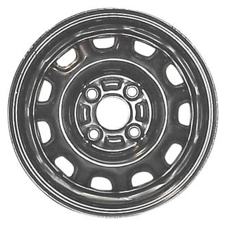 Factory Steel® - 11-Slot Silver 13x4.5 Steel Factory Wheel