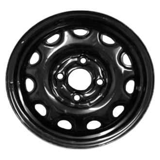 Factory Steel® - 11-Slot Silver 13x5 Steel Factory Wheel