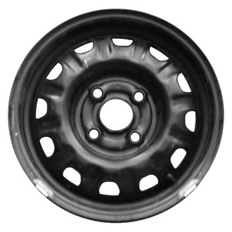 Factory Steel® - 12-Slot Silver 13x5 Steel Factory Wheel