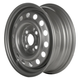 Factory Steel® - 14-Hole Silver 13x5 Steel Factory Wheel