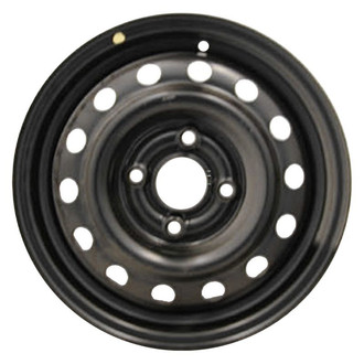 Factory Steel® - 14-Hole Black 13x5 Steel Factory Wheel