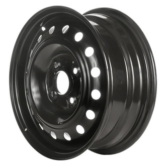Factory Steel® - 16-Hole Black 15x6 Steel Factory Wheel