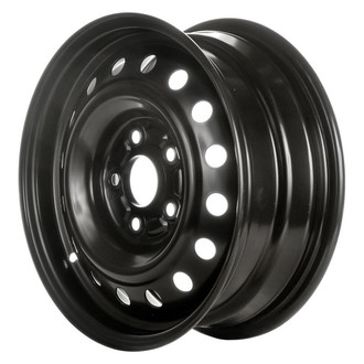 Factory Steel® - 16-Hole Black 15x6 Steel Factory Wheel
