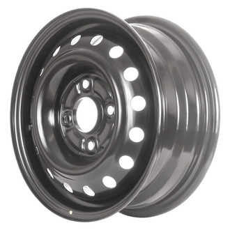 Factory Steel® - 16-Hole Black 14x5.5 Steel Factory Wheel