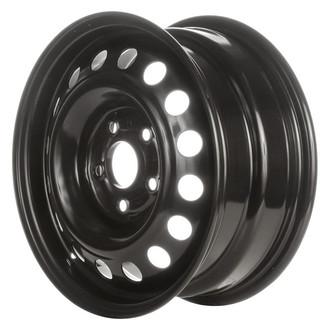 Factory Steel® - 16-Hole Black 15x6.5 Steel Factory Wheel