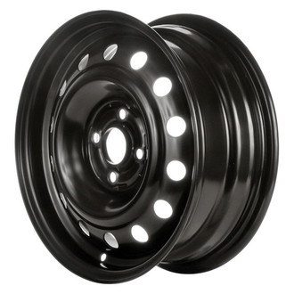 Factory Steel® - 14-Hole Black 15x6 Steel Factory Wheel