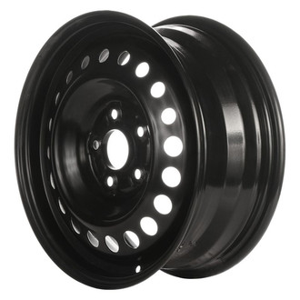 Factory Steel® - 20-Hole Black 16x6.5 Steel Factory Wheel