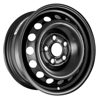 Factory Steel® - 18-Hole Black 16x7 Steel Factory Wheel