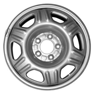 Factory Steel® - 6 I-Spoke Silver 16x6.5 Steel Factory Wheel