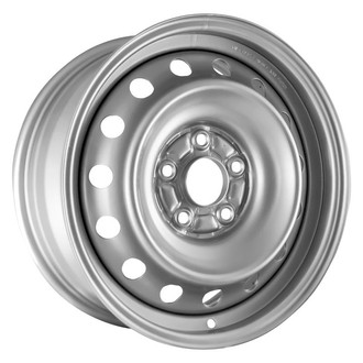 Factory Steel® - 15-Hole Silver 16x6.5 Steel Factory Wheel