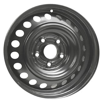 Factory Steel® - 20-Hole Black 15x6 Steel Factory Wheel