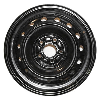 Factory Steel® - 15-Hole Black 16x6.5 Steel Factory Wheel