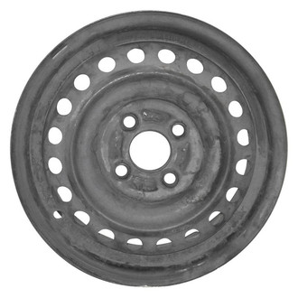 Factory Steel® - 20-Hole Black 14x5.5 Steel Factory Wheel