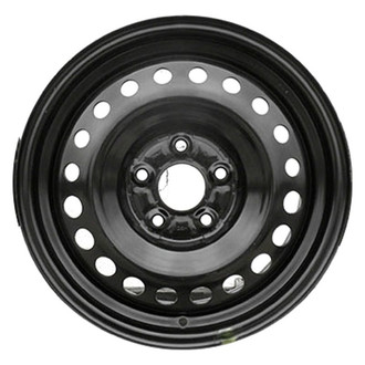 Factory Steel® - 20-Hole Black 16x6.5 Steel Factory Wheel