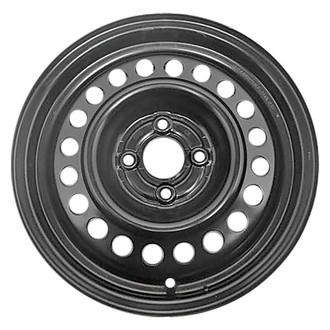 Factory Steel® - 20-Hole Black 15x5.5 Steel Factory Wheel