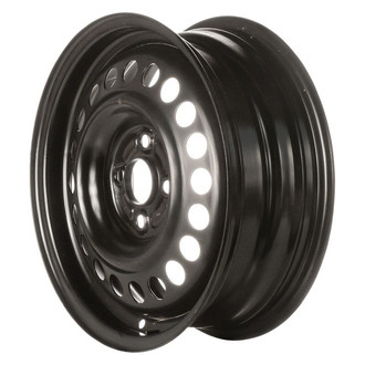 Factory Steel® - 19-Hole Black 15x5.5 Steel Factory Wheel
