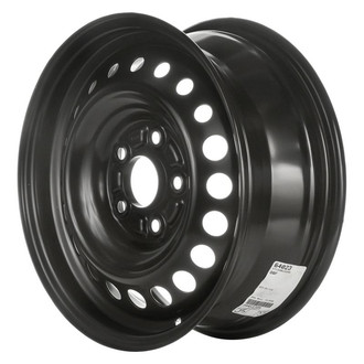 Factory Steel® - 20-Hole Black 15x6 Steel Factory Wheel