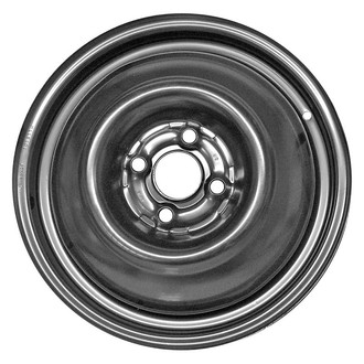Factory Steel® - Black 15x4 Steel Factory Wheel