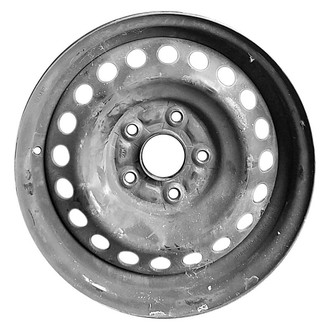 Factory Steel® - 20-Hole Black 15x6.5 Steel Factory Wheel