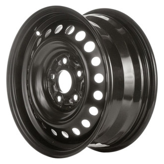 Factory Steel® - 20-Hole Black 15x6.5 Steel Factory Wheel