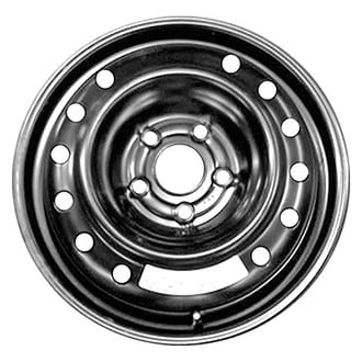 Factory Steel® - 12-Hole Black 16x4 Steel Factory Wheel