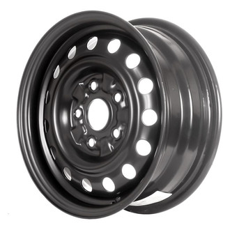 Factory Steel® - 15-Hole Black 14x5.5 Steel Factory Wheel