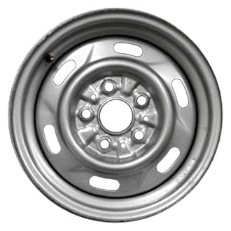 Factory Steel® - 6-Slot Silver 14x5.5 Steel Factory Wheel