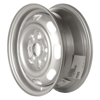 Factory Steel® - 8-Slot Silver 13x5 Steel Factory Wheel