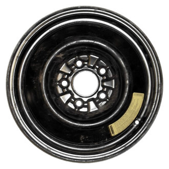 Factory Steel® - Black 15x4 Steel Factory Wheel