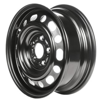 Factory Steel® - 14-Hole Black 15x6 Steel Factory Wheel