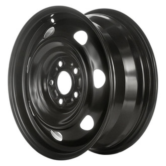 Factory Steel® - 7-Hole Black 16x6.5 Steel Factory Wheel
