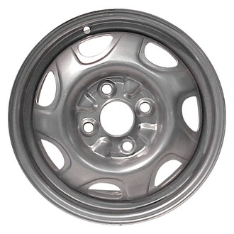 Factory Steel® - 7-Slot Silver 13x4.5 Steel Factory Wheel